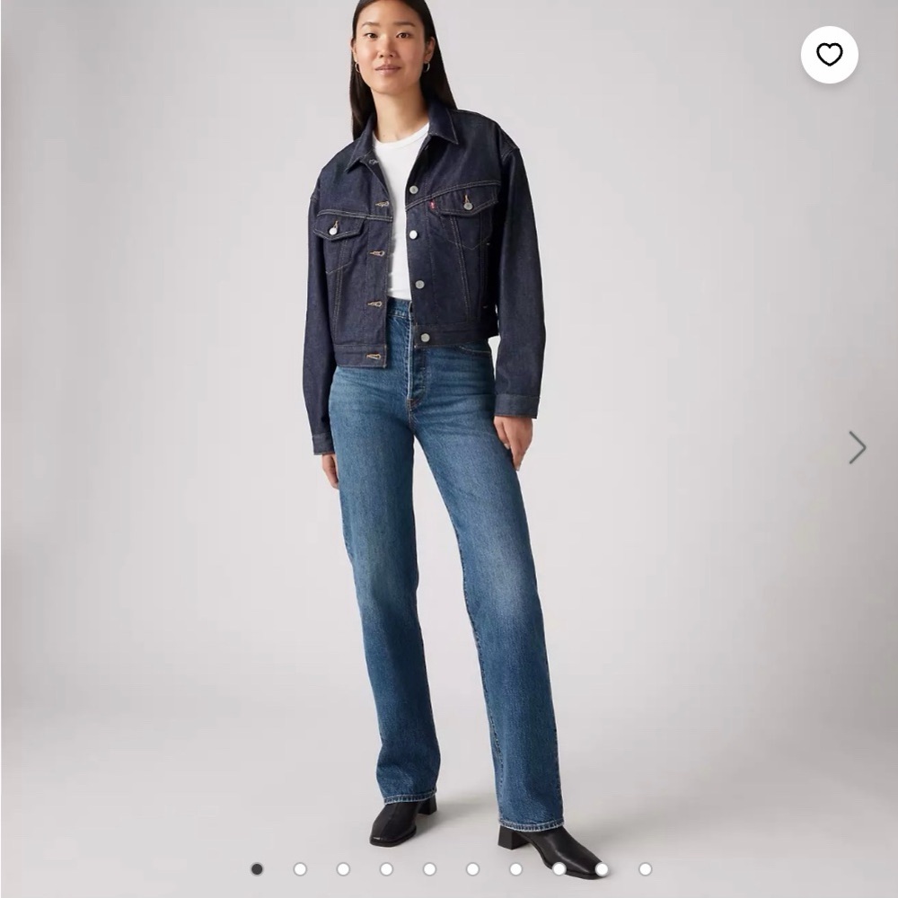 Levi’s full length ribcage jeans